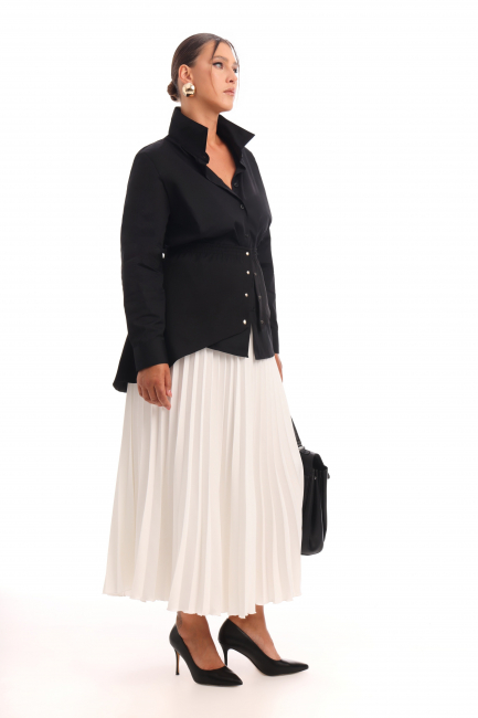 Рубашка regular черного цвета на рост 172