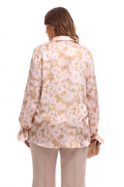 Блузка из поливискозы с эффектом хамелеона