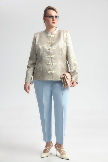 Жакет в азиатском стиле с застежкой панькоу