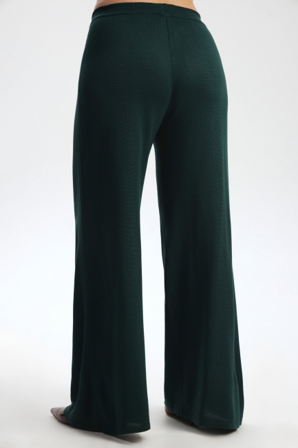 Брюки палаццо из вязаной вискозы