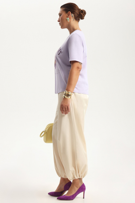 Футболка из хлопка с принтом