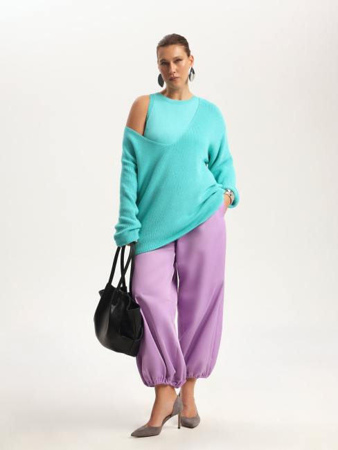 Брюки баллоны на резинке