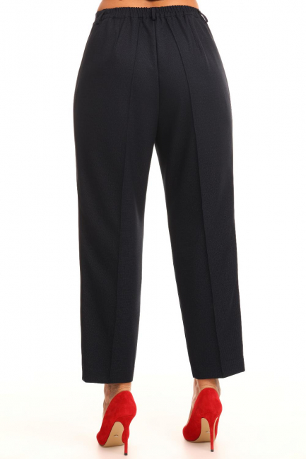 Укороченные брюки с лампасами