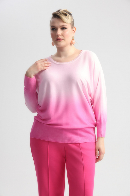 Джемпер с эффектом деграде из вискозы