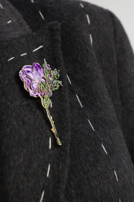 Брошь Георгин ассорти