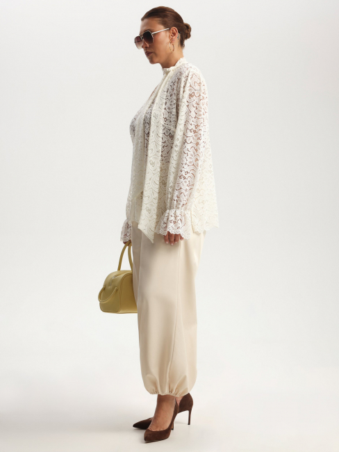 Брюки баллоны из смесового хлопка