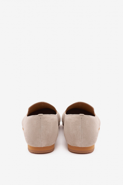 Венецианские лоферы из замши