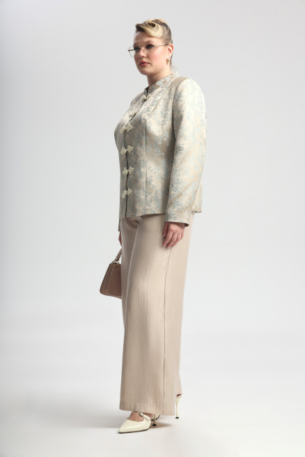 Жакет в азиатском стиле с застежкой панькоу