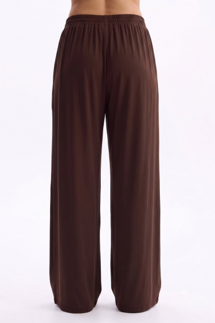 Брюки палаццо из трикотажного модала – фото – Plus Size 50–64 – Моно-Стиль