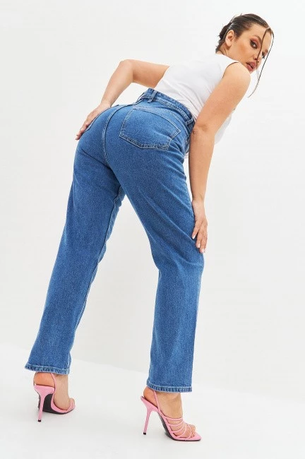 Классические джинсы strаight leg большого размера купить